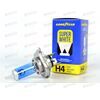 Лампа галоген 12В H4 60/55 Ватт P43t Super White Goodyear