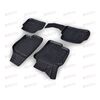 Коврики салона VOLKSWAGEN TIGUAN (07-16) крепеж. выс. борт, полимер. черн. 3D AIRLINE