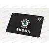Коврик торпеды (20*13 см) SKODA (черный) AV