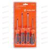 Набор отверток 4 шт (SL5x75mm, SL6x100mm, PH1x75mm, PH2x100mm) AIRLINE