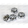 Болт крепления номерного знака VOLKSWAGEN металлик (4 шт) AV