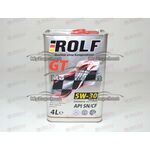 Масло ДВС ROLF 5W30 SN/CF GT 4 л (4 шт), Емкость: 4 л