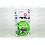 Масло ДВС TAKAYAMA 10W40 SL A3/B4 1 л (12 шт), Емкость: 1 л.