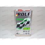 Масло ДВС ROLF 10W40 SL/CF Energy 4 л (4 шт), Емкость: 4 л