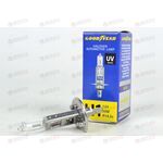 Лампа галоген 12В H1 55 Ватт UV фильтр Goodyear