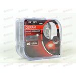 Лампа галоген 12В H7 55 Ватт PX26d + 100% NIGHT BREAKER SILVER (пласт/кор 2 шт) OSRAM