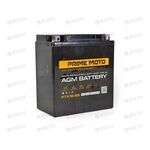 АКБ PRIME MOTO 12V/14Ah (L+) (MF) (AGM) (пт 300) (PTX16-BS) (151x88x164)