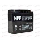 АКБ ИБП NPP 12V/18Ah (R+) (0) SMF (181x77x167) (1шт, уп 2 шт)