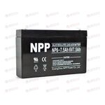АКБ ИБП NPP   6V/7,5Ah (L+) (1) SMF (151x34x94/100) (1шт, уп 10 шт)