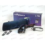 Видеорегистратор (зеркало) LED подсветка (голубое с пласт рамкой) Pioneer