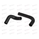 Патрубок отопителя 2101 EPDM (2шт) LUZAR