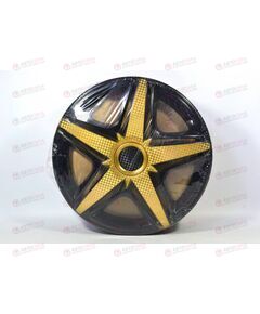 Колпаки R-14 NHL Super Black GOLD (2 шт) STAR