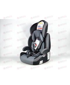 Автокресло детское Стар ISOFIX серое гр. 1/2/3, 9-36 кг, 1-12 лет SIGER