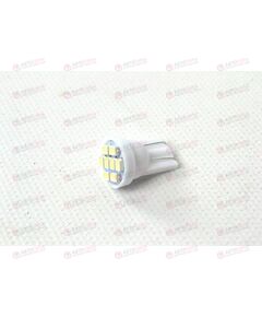 Лампа с/диод 12В T10-8 W5W 8SMD габарит белая AV