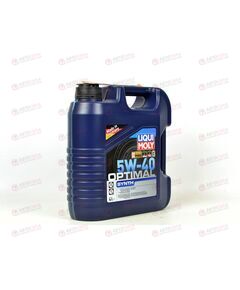 Масло ДВС LIQUI MOLY 5W40 Optimal Synth A3/B4 SN/CF 4 л, Емкость: 4 л