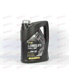 Масло ДВС Mannol 5W30 SN/CF Longlife C3 VW 504/507 5 л, Емкость: 5 л