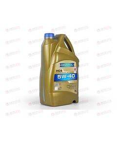 Масло ДВС RAVENOL 5W40 HCS SAE SN/CF 5 л, Емкость: 5 л