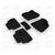Коврики салона KIA SOUL III 3D черный SEINTEX
