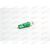 Лампа с/диод 12В W1 2W/T5/W2.0x4.6d конус зеленая 1 LED Auto-GUR, изображение 2