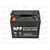 АКБ ИБП NPP 12V/80Ah (L+) (1) SMF (260x169x211/215) (1шт, уп 1 шт), изображение 3