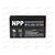 АКБ ИБП NPP 12V/12Ah (L+) (1) SMF (151x98x94/100) (1шт, уп 4 шт), изображение 2