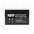 АКБ ИБП NPP 6V/7,5Ah (L+) (1) SMF (151x34x94/100) (1шт, уп 10 шт), изображение 2