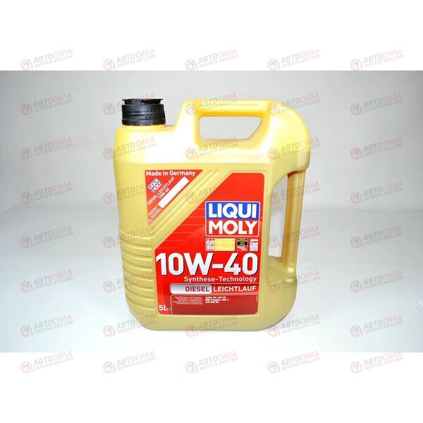 Масло ДВС LIQUI MOLY 10W40 Disel Leichtlauf 5 л, Емкость: 5 л