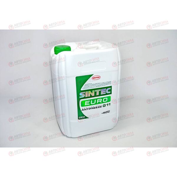 Антифриз SINTEC - 40 град (зеленый) EURO G11 10 кг (2 шт)