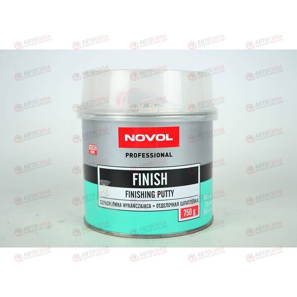 Шпатлевка отделочная Finish 750 г (зеленая) Novol 