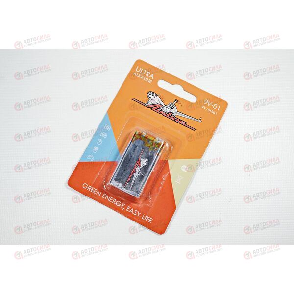 Батарейка 6LR61/Крона 9V щелочная 1 шт AIRLINE