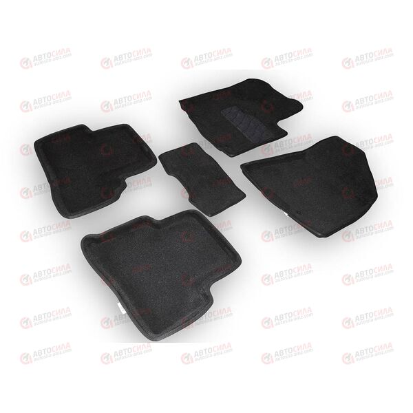 Коврики салона KIA SPORTAGE IV 3D черный SEINTEX