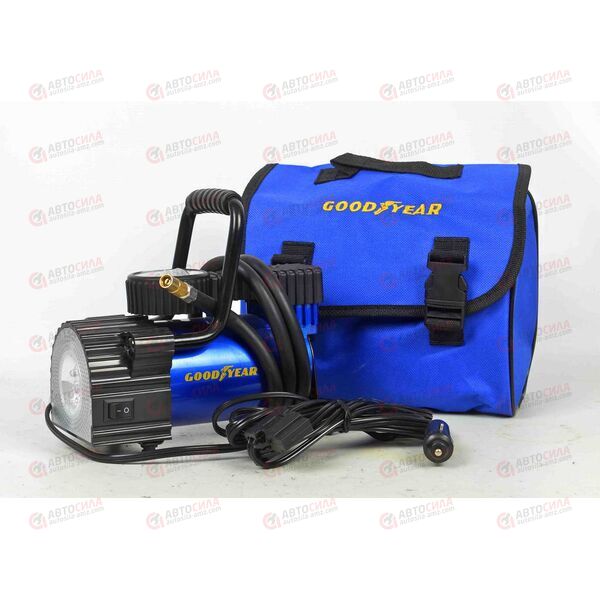 Компрессор автомобильный GY-30L LED (30 л/мин) с фонарём Goodyear