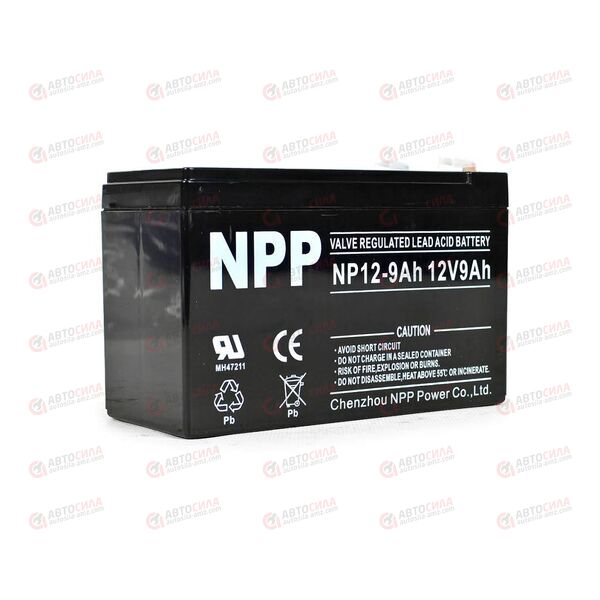 АКБ ИБП NPP 12V/9Ah (L+) (1) SMF (151x65x94/100) (1шт, уп 8 шт)