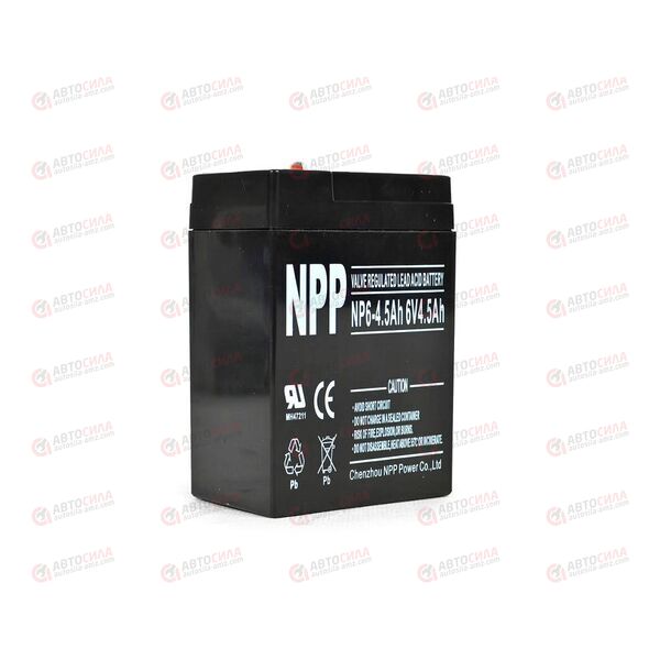 АКБ ИБП NPP 6V/4,5Ah (L+) (1) SMF (70x48x101/106) (1шт, уп 20 шт)