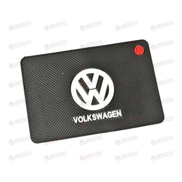 Коврик торпеды (20*13 см) VOLKSWAGEN (черный) AV