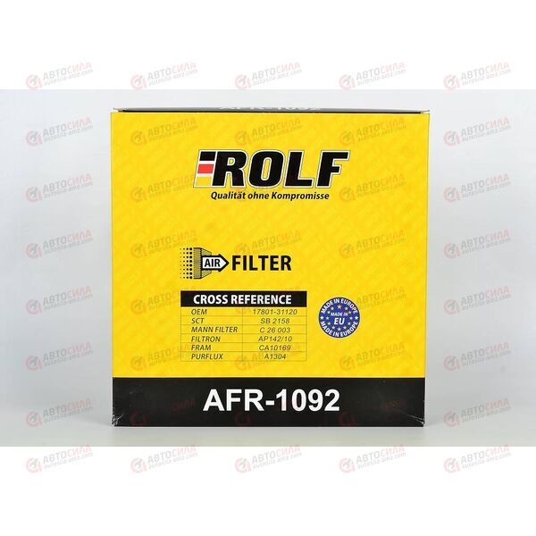 Фильтр воздушный (AP142/10) TOYOTA (AFR1092) ROLF, изображение 4