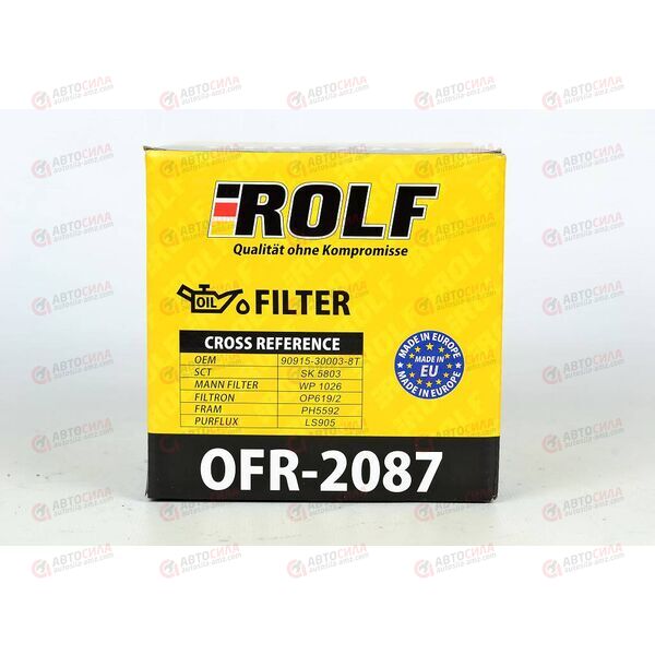 Фильтр масляный (OP619/2) Toyota ROLF (OFR2087) ROLF, изображение 4