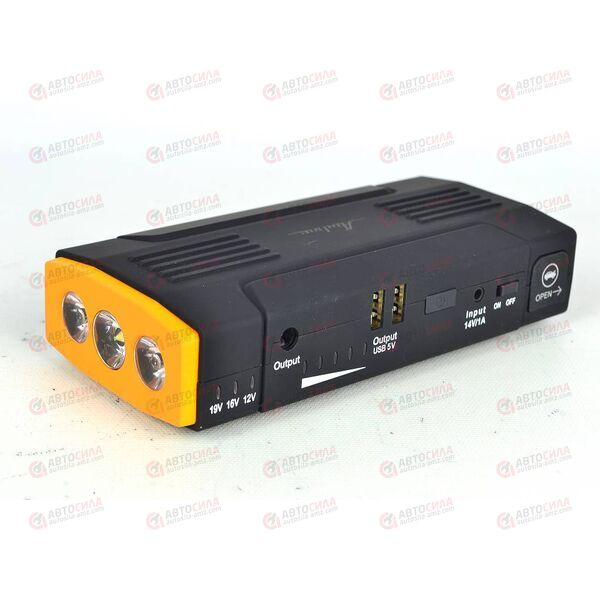 Аккумулятор внешний 13800мАч: 2хUSB 2A, 12V/16V/19V, фонарь, пуск ДВС (BOOSTER) AIRLINE, изображение 3