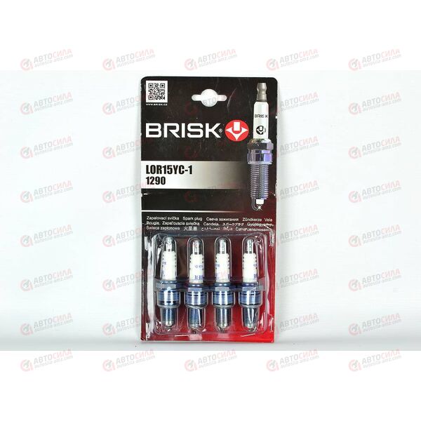 Свеча зажигания 21082i (LOR15YC-1) (1290) блистер BRISK, изображение 2