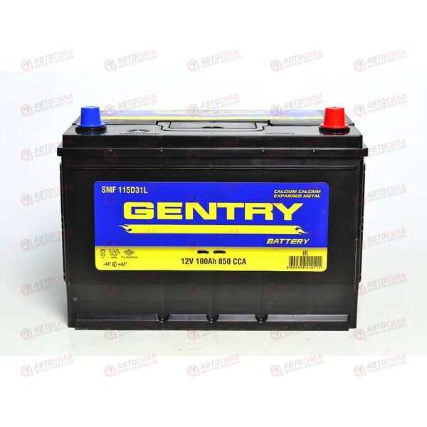 Аккумулятор 100VL GENTRY ASIA (R+) (0) SMF (пт 850) (306х172х220) ТУРЦИЯ, изображение 2