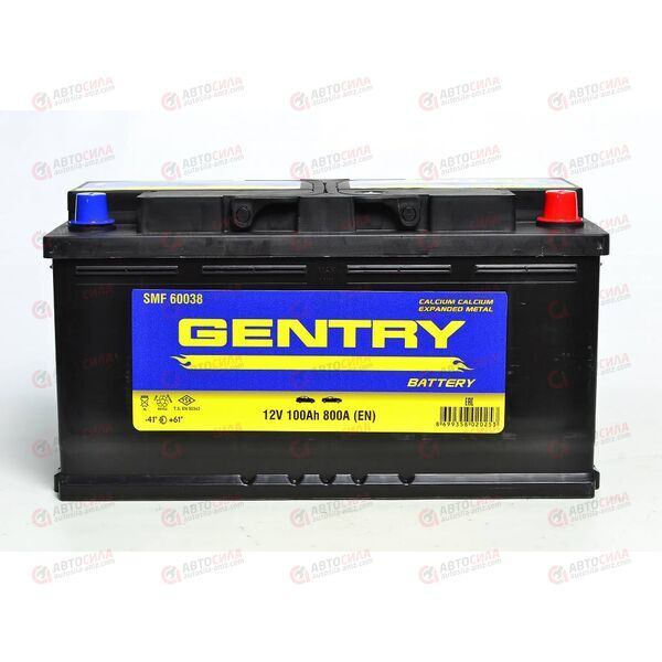 Аккумулятор 100VL GENTRY (R+) (0) SMF (пт 800)(353х175х190) ТУРЦИЯ, изображение 2