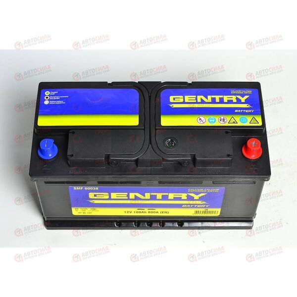 Аккумулятор 100VL GENTRY (R+) (0) SMF (пт 800)(353х175х190) ТУРЦИЯ, изображение 3
