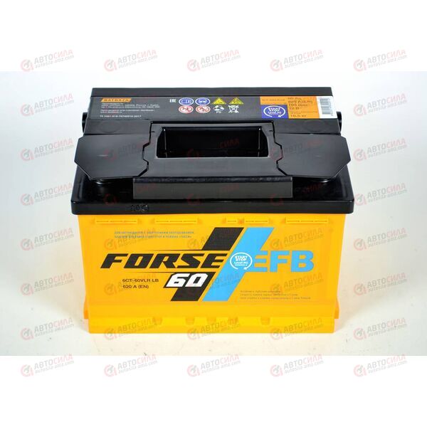 Аккумулятор 60VL FORSE EFB (R+) (0) (пт 620)(242х175х175) 2020 год, изображение 4