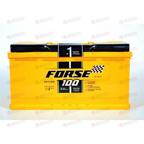 Аккумулятор 100VL FORSE (R+) (0) (пт 910)(353х175х190) 2020 год, изображение 2