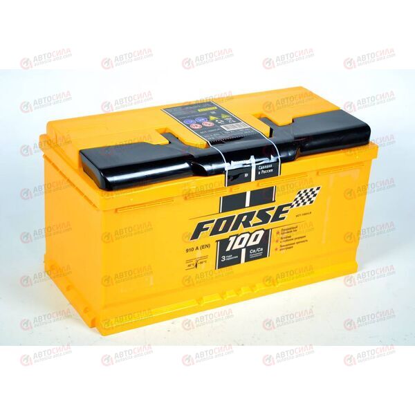 Аккумулятор 100VL FORSE (R+) (0) (пт 910)(353х175х190) 2020 год, изображение 3
