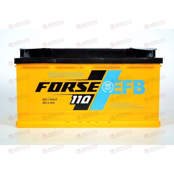 Аккумулятор 110VL FORSE EFB (R+) (0) (пт 880)(353х175х190) 2020 год, изображение 2