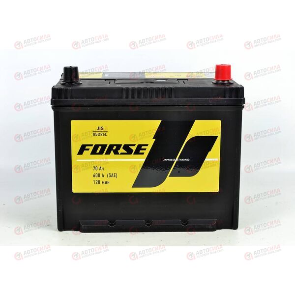 Аккумулятор 70VL FORSE ASIA (R+) (0) SMF (пт 600)(258х172х220) 2020 год КОРЕЯ, изображение 2