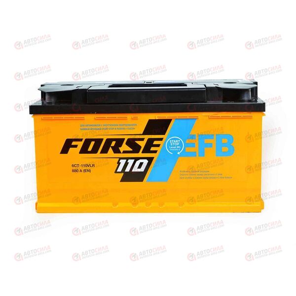 Аккумулятор 110VL FORSE EFB (R+) (0) (пт 880)(353х175х190) 2021 год, изображение 2