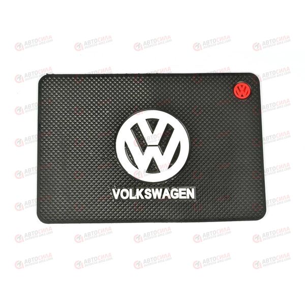 Коврик торпеды (20*13 см) VOLKSWAGEN (черный) AV, изображение 2