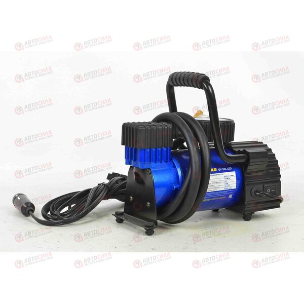 Компрессор автомобильный GY-30L LED (30 л/мин) с фонарём Goodyear, изображение 3